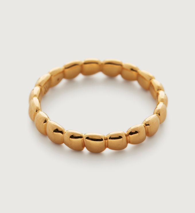 Gold Vermeil Nura Teardrop Eternity Ring - Gold Vermeil Nura Teardrop Eternity Ring - Monica Vinader