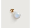 Gold Vermeil Nura Baroque Pearl Pendant Charm - Pearl - Monica Vinader