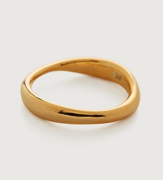 Gold Vermeil Nura Reef Stacking Ring - Gold Vermeil Nura Reef Stacking Ring - Monica Vinader