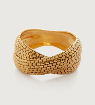 Gold Vermeil Doina Cross Ring - Gold Vermeil Doina Cross Ring - Monica Vinader