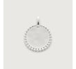 Sterling Silver Deia Beaded Pendant Charm - Monica Vinader