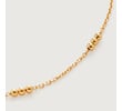 Gold Vermeil Triple Beaded Chain Necklace 46cm-50cm/18-20" - Monica Vinader