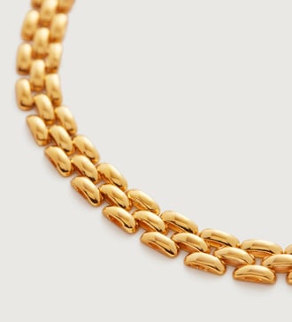 Gold Vermeil Doina Heirloom Necklace Adjustable 36-46cm/14-18" - Monica Vinader