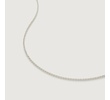 Sterling Silver Fine Chain Necklace Adjustable 61cm/24" - Monica Vinader