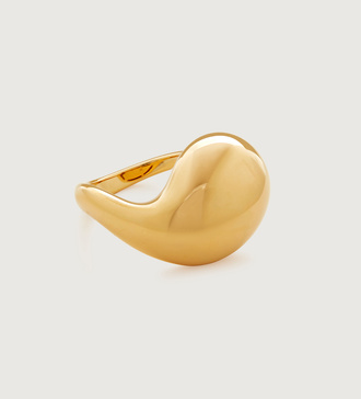 Gold Vermeil Nura Wrap Ring - Monica Vinader