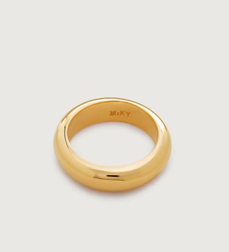 Gold Vermeil Kate Young Stacking Ring - Kate Young Stacking Ring - Monica Vinader