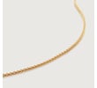 Gold Vermeil Fine Chain Necklace Adjustable 43cm/17' - Monica Vinader