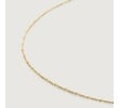 Gold Vermeil Fine Twist Choker Necklace Adjustable 38-43/15-17' - Monica Vinader